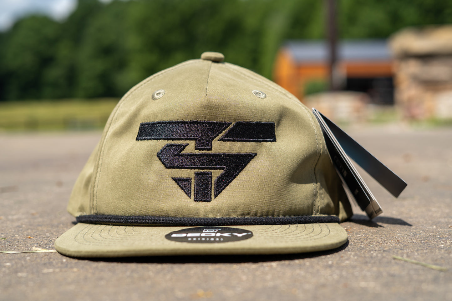 Green and black TS rope snapback
